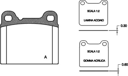 Комплект тормозных колодок BPA0257.20 OPEN PARTS