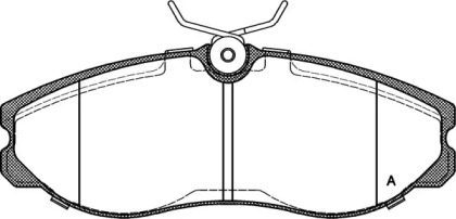 Комплект тормозных колодок BPA0462.00 OPEN PARTS