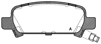 Комплект тормозных колодок BPA0729.02 OPEN PARTS