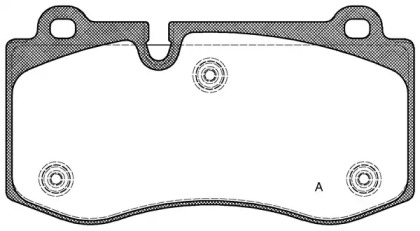 Комплект тормозных колодок BPA1202.00 OPEN PARTS