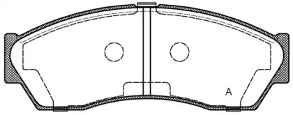 Комплект тормозных колодок BPA1253.00 OPEN PARTS