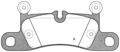 Комплект тормозных колодок BPA1379.10 OPEN PARTS