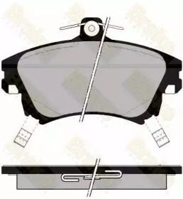 Комплект тормозных колодок PA1279 Brake ENGINEERING