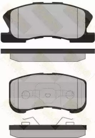 Комплект тормозных колодок PA1337 Brake ENGINEERING