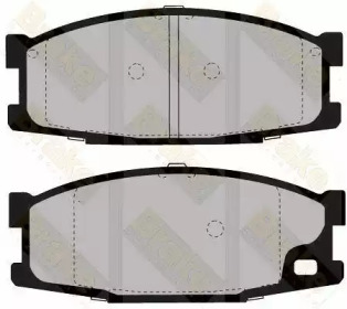 Комплект тормозных колодок PA1373 Brake ENGINEERING