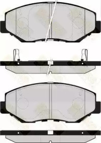 Комплект тормозных колодок PA1518 Brake ENGINEERING