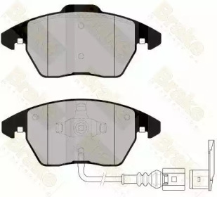 Комплект тормозных колодок PA1558 Brake ENGINEERING