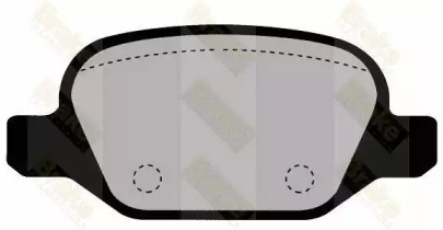 Комплект тормозных колодок PA1582 Brake ENGINEERING