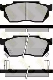 Комплект тормозных колодок PA396 Brake ENGINEERING