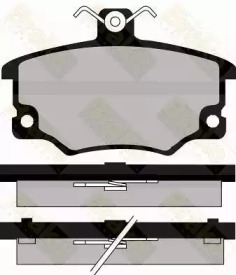 Комплект тормозных колодок PA410 Brake ENGINEERING