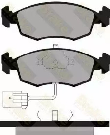 Комплект тормозных колодок PA966 Brake ENGINEERING