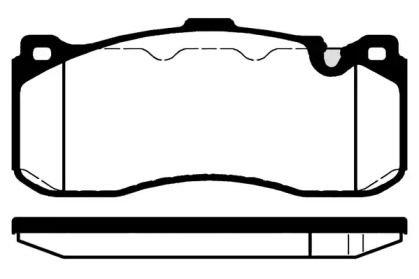 Комплект тормозных колодок RA.1043.0 RAICAM