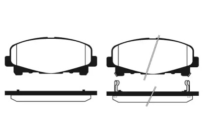 Комплект тормозных колодок RA.1119.0 RAICAM