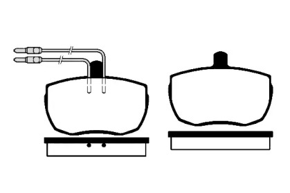 Комплект тормозных колодок RA.0134.1 RAICAM