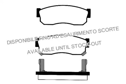 Комплект тормозных колодок RA.0278.1 RAICAM