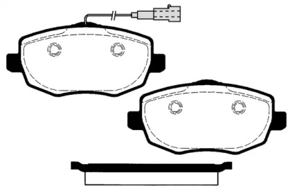 Комплект тормозных колодок RA.0332.2 RAICAM