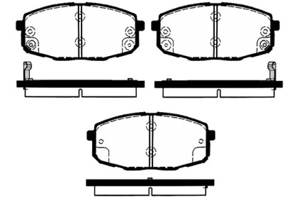 Комплект тормозных колодок RA.0487.0 RAICAM