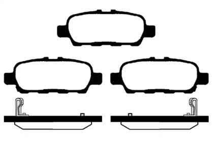Комплект тормозных колодок RA.0526.2 RAICAM