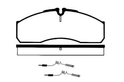 Комплект тормозных колодок RA.0530.4 RAICAM