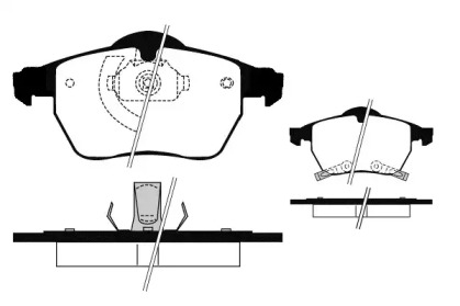 Комплект тормозных колодок RA.0674.1 RAICAM