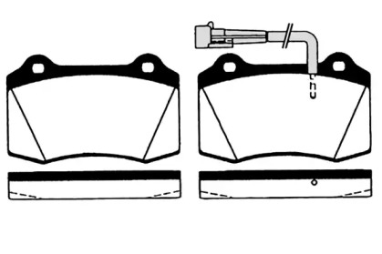 Комплект тормозных колодок RA.0752.0 RAICAM