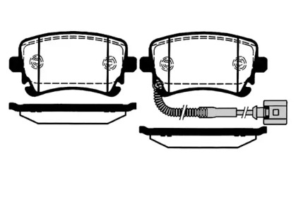 Комплект тормозных колодок RA.0819.2 RAICAM