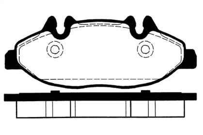 Комплект тормозных колодок RA.0844.0 RAICAM