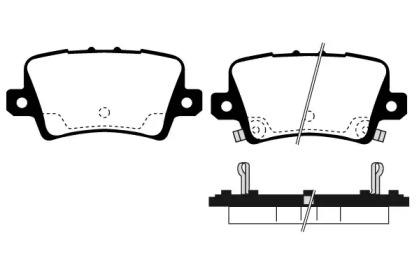 Комплект тормозных колодок RA.0851.0 RAICAM