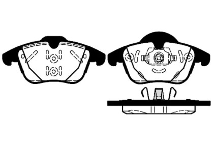 Комплект тормозных колодок RA.0894.2 RAICAM