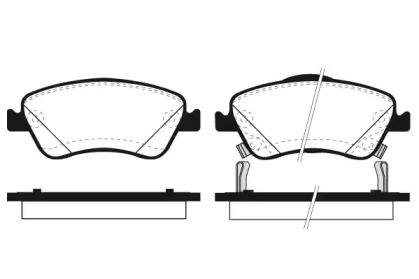 Комплект тормозных колодок RA.0927.0 RAICAM