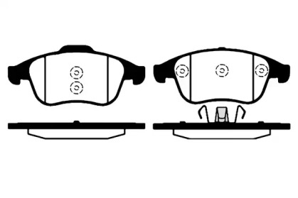 Комплект тормозных колодок RA.0930.3 RAICAM
