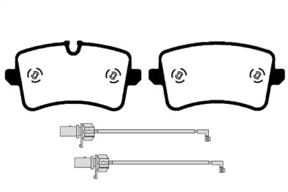 Комплект тормозных колодок RA.0931.2 RAICAM