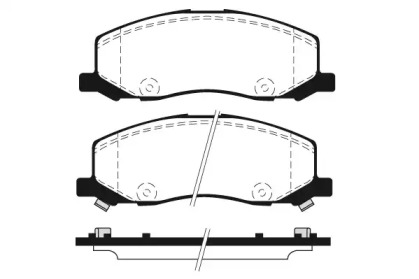 Комплект тормозных колодок RA.0963.0 RAICAM