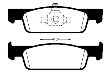 Комплект тормозных колодок RA.0994.0 RAICAM