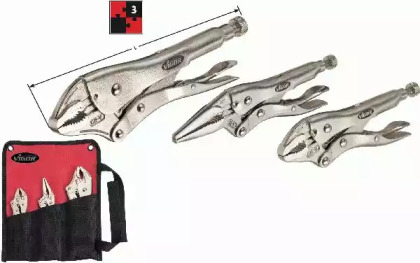 Комплект саморегулируемых зажимных клещей V1808 VIGOR