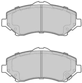 Комплект тормозных колодок FBP-1727 FREMAX