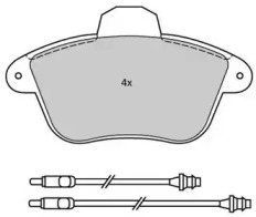 Комплект тормозных колодок FBP-1769 FREMAX