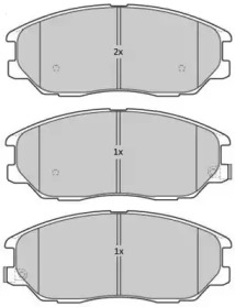 Комплект тормозных колодок FBP-1802 FREMAX