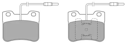 Комплект тормозных колодок FBP-0571 FREMAX