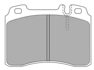 Комплект тормозных колодок FBP-0837 FREMAX