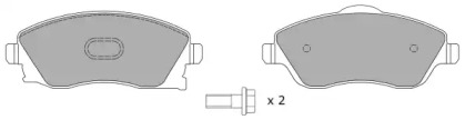 Комплект тормозных колодок FBP-1208 FREMAX