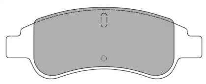 Комплект тормозных колодок FBP-1212-01 FREMAX