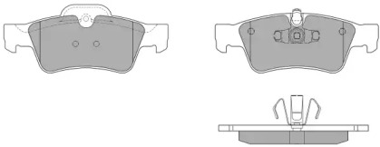 Комплект тормозных колодок FBP-1523 FREMAX