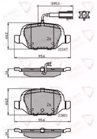 Комплект тормозных колодок ADB11026 COMLINE