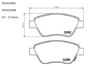 Комплект тормозных колодок ABP0011 AUTOMOTOR France