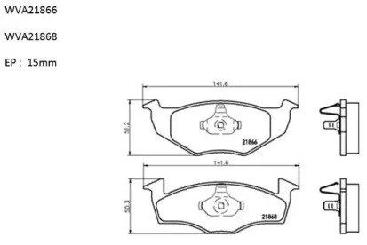 Комплект тормозных колодок PBP4099 AUTOMOTOR France