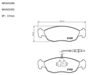 Комплект тормозных колодок PBP9106 AUTOMOTOR France