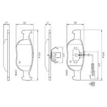 Комплект тормозных колодок DPAD1397 DriveTec