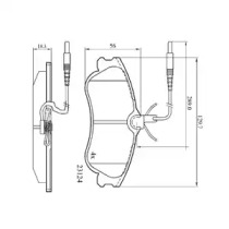 Комплект тормозных колодок DPAD1607 DriveTec