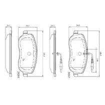 Комплект тормозных колодок DPAD1792 DriveTec